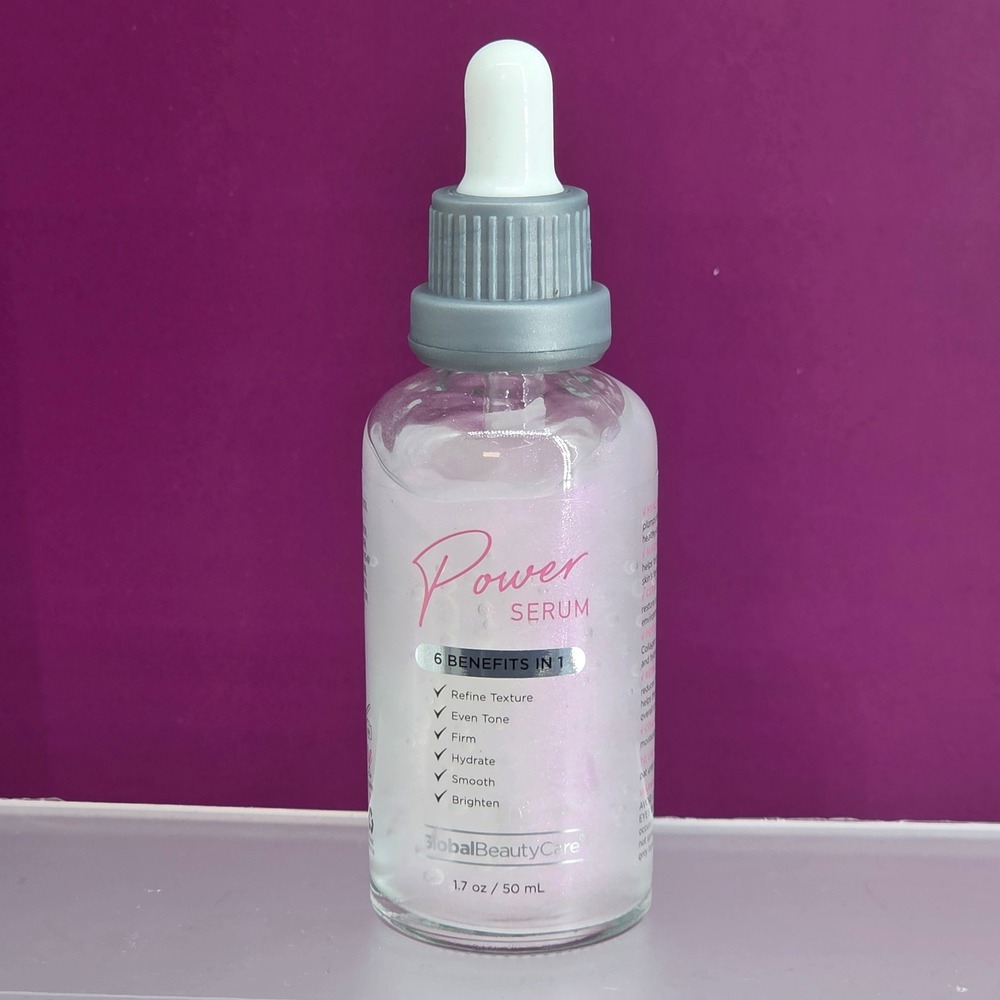Global Beauty Care Power Serum Unisex 1 7oz 6 Benefits In 1 Anti Aging Glow Skin